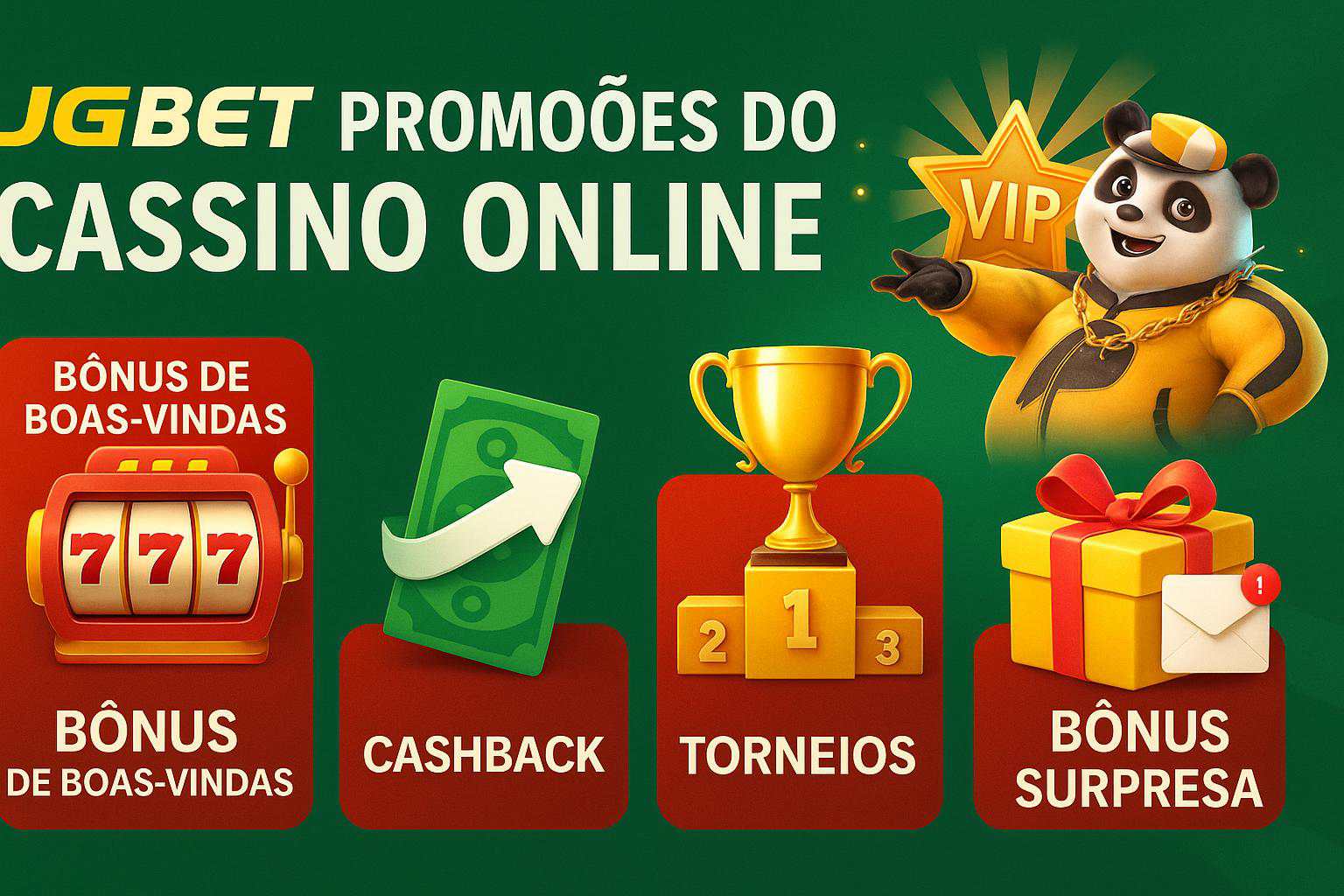 O bônus promocional JGBET é uma ótima maneira de começar sua aventura