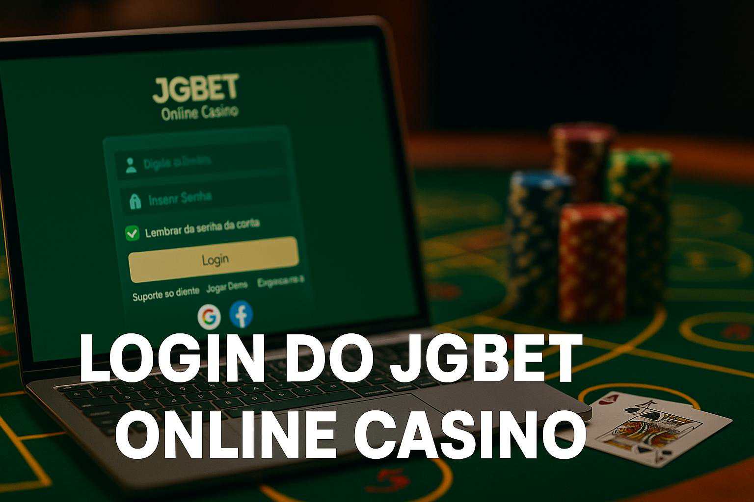 Criar uma nova Conta no plataforma JGBET